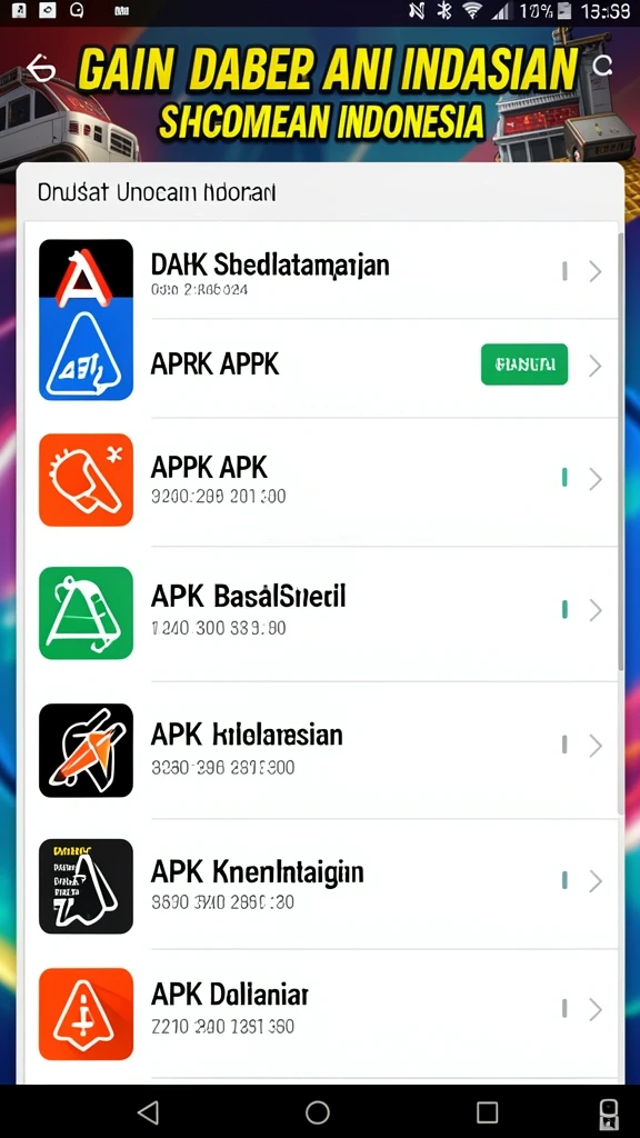 a200m - Tampilan awal game A200M yang menarik.