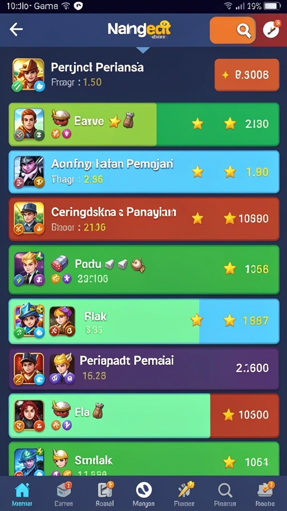 a7777 - Screenshot dari misi tantangan yang menantang.