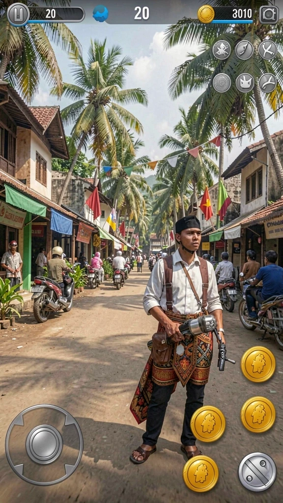 d200m - Tampilan awal yang menarik dan mudah dinavigasi.