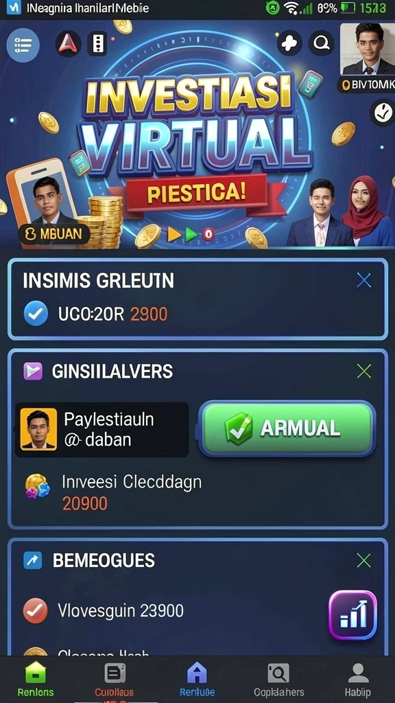 daya138 - Tampilan awal yang menarik dengan antarmuka intuitif.