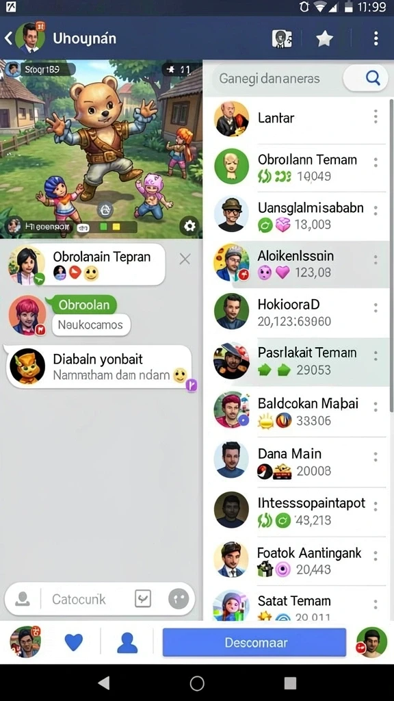 lg111 - Antarmuka pengguna yang mudah dinavigasi dan ramah.