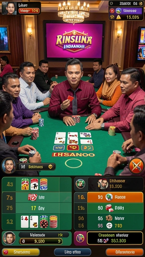 markas789 - Tangkapan layar menu permainan yang intuitif.