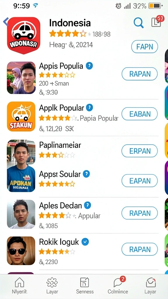 x78 - Tampilan karakter unik yang dapat disesuaikan.
